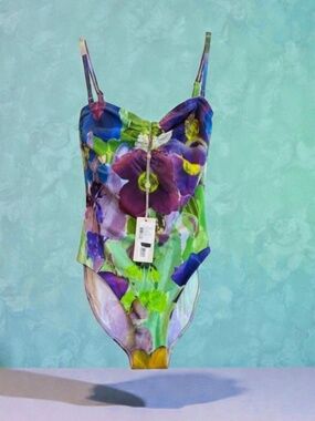 Kobi Halperin Women's Hailey Lavendar M One Piece Swimsuit XS NWT